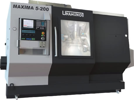 La máquina herramienta UNAMUNO MAXIMA 5 está diseñada para conseguir la solución más productiva y efectiva