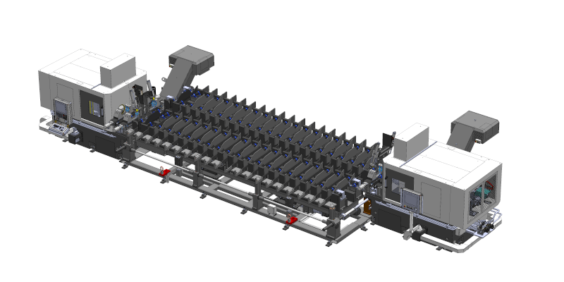 UNAMUNO ME 116 es una Máquina fabricada a medida para el mecanizado de rosca interior y exterior en tubo micropilote